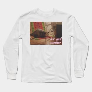 hot girl summer possum edition Long Sleeve T-Shirt